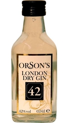 Gin Orsons London 42% 40ml v Sada Collection