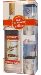 Vodka Stolichnaya Premium 40% 1,5l Maxi + 2x sklo