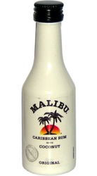 Rum Malibu white 21% 50ml miniatura
