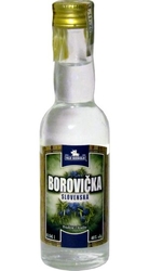 Borovička Slovenská 40% 40ml Old Herold miniatura