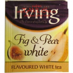 čaj přebal Irving Fig a Pear white