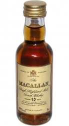 Whisky Macallan 12y 43% 50ml miniatura