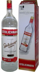 Vodka Stolichnaya Premium 40% 3l Láhev Box
