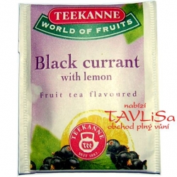 čaj přebal Teekanne Black currant with lemon