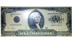čokoládová bankovka 1000000 Dolar 60g mléčná belg