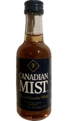 Whisky Canadian Mist 40% 50ml miniatura etik3