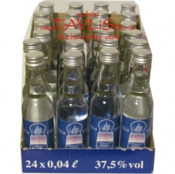 Wodka Fjorowka Clear 37,5% 40ml x24 miniatura