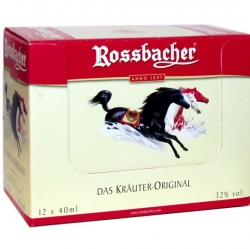 Rossbacher Krauter Likor 32% 40ml x12 mini etik2