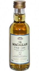 Whisky Macallan 12y 40% 50ml miniatura