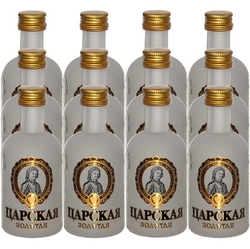 Vodka Carskaja Zolotaja 40% 50ml x12 mini