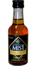 Whisky Canadian Mist 40% 50ml miniatura etik5