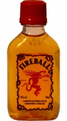 Whisky Likér Fireball 33% 50ml Miniatura