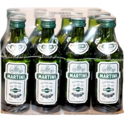 Vermut Martini Extra Dry 18% 50ml x12 mini etik2