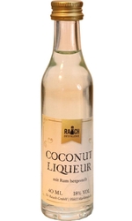 Rumový Liqueur Coconut 18% 40ml Dr.Rauch miniatura