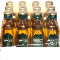 Whisky Bushmills 10 Years 40% 50ml x12 miniatur