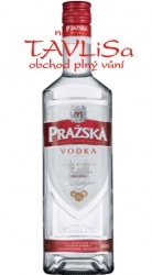 Vodka clear Pražská 37,5% 1l